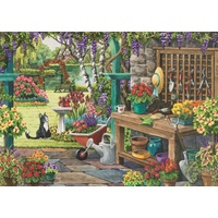 Jumbo - Garden in Bloom Large Piece Puzzle 200pc