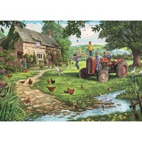 Jumbo - Old Tractor Large Piece Puzzle 200pc