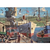 Jumbo - Down at the Docks Puzzle 1000pc