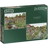 Jumbo - Village Life Puzzle 2 x 1000pc