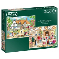 Jumbo - A Summer Evening at The Pub Puzzle 2 x 500pc