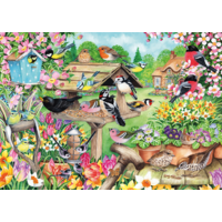 Jumbo - Spring Garden Birds Puzzle 500pc