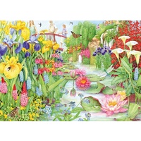 Jumbo - Flower Show: The Water Garden Puzzle 1000pc