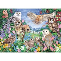 Jumbo - Owls in the Wood Puzzle 1000pc