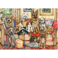 Jumbo - Gathering On The Couch Puzzle 1000pc