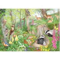 Jumbo - Woodland Life Puzzle 1000pc