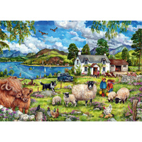 Jumbo - Highland Farm Puzzle 500pc