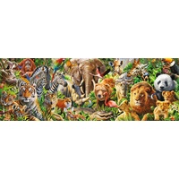 Jumbo - African Wildlife Panorama Puzzle 1000pc