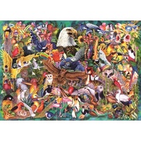 Jumbo - Animal Kingdom Puzzle 1000pc
