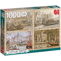 Jumbo - Anton Pieck Canal Boats Puzzle 1000pc