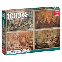 Jumbo - Anton Pieck, Living Room Entertainment Puzzle 1000pc