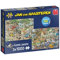Jumbo - Jan Van Haasteren Safari/The Storm Puzzle 2 x 1000pc