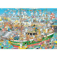 Jumbo - Jan Van Haasteren Tall Ship Chaos Puzzle 1000pc
