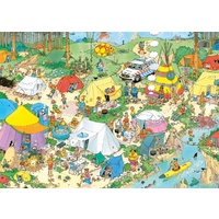 Jumbo - Jan Van Haasteren Camping in the Forest Puzzle 1000pc