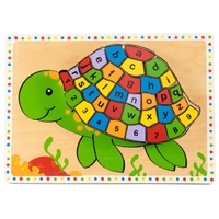 Kiddie Connect - Turtle ABC and 123 Puzzle