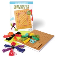 Kid Made Modern - Embroidered Notebook Kit