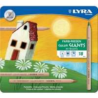 Lyra - Colour Giants Coloured Pencils (tin of 18)