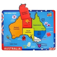 Fun Factory - Australia Map Raised Puzzle