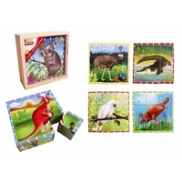 Fun Factory - Australian Animals Cube Puzzle