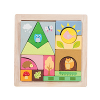 Le Toy Van - Petilou Woodland Puzzle Blocks