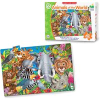Learning Journey - Animals of the World Jumbo Floor Puzzle 50pc (DAMAGED BOX)