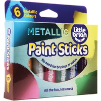 Little Brian - Paint Sticks - Metallic (6 pack)