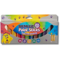 Little Brian Paint Sticks - Metallic (12 pack)