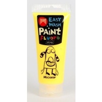 Micador - Easy Wash Fluoro Paint - Yellow, 120ml