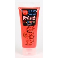 Micador - Easy Wash Fluoro Paint - Orange, 120ml