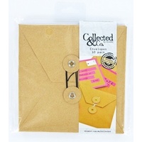 Collected & Co - Envelopes - Natural/White (10 pack)