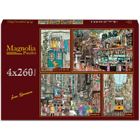 Magnolia - Inna Korneeva Puzzle 4x260pc