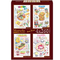 Magnolia - Lucile Prache Puzzle 4x260pc