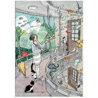Magnolia - Summer Rain Aquarium Puzzle 1000pc