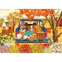 Magnolia- Dog In The Car  Puzzle 1000pc