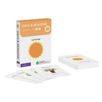 mierEdu - Cognitive Flash Cards - Days & Seasons