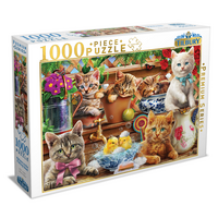 Tilbury - Kittens in Potting Shed Puzzle 1000pc