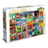 Harlington - Travel Stamp Fun Puzzle 1000pc