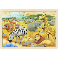 Masterkidz - Wooden Jigsaw Puzzle - Safari 20pc