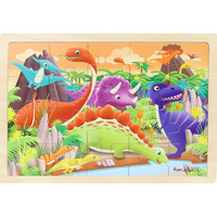 Masterkidz - Wooden Jigsaw Puzzle - Dinosaurs 20pc
