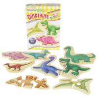 Masterkidz - Wooden Mini Puzzles - Dinosaurs