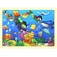 Masterkidz – Wooden Jigsaw Puzzle – Happy Diving 20pc