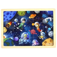 Masterkidz - Wooden Jigsaw Puzzle - Space Trip 20pc