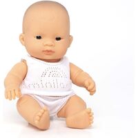 Miniland - Baby Doll Asian Girl 21cm