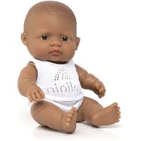 Miniland - Baby Doll Latin American Boy 21cm