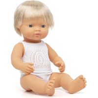Miniland - Baby Doll European Boy 38cm