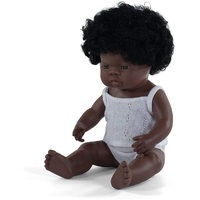 Miniland - Baby Doll African Girl 38cm