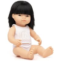 Miniland - Baby Doll Asian Girl 38cm