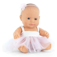 Miniland - My Friends & Me - Baby Doll Caucasian Girl 21cm