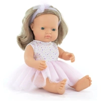Miniland - My Friends & Me - Baby Doll Caucasian Girl Blond Hair 38cm