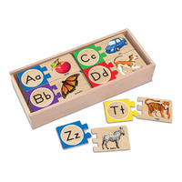 Melissa & Doug - Self-Correcting Alphabet Letter Puzzles